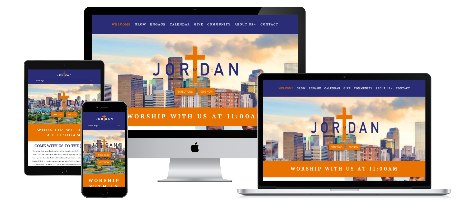 Jordan Chapel website preview